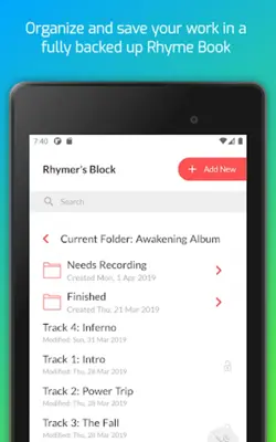 Rhymer android App screenshot 10