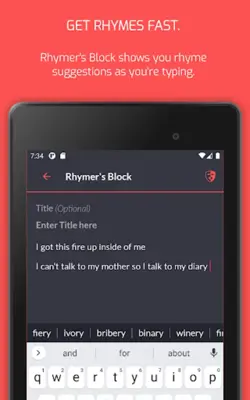 Rhymer android App screenshot 13