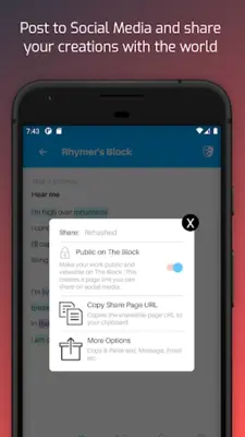 Rhymer android App screenshot 15