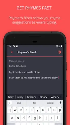 Rhymer android App screenshot 20