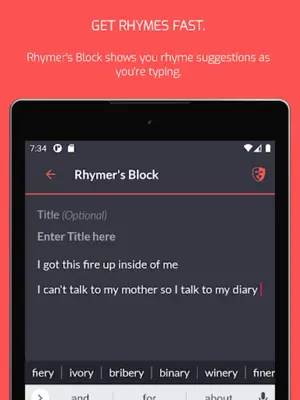 Rhymer android App screenshot 6