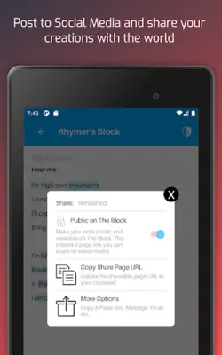 Rhymer android App screenshot 8